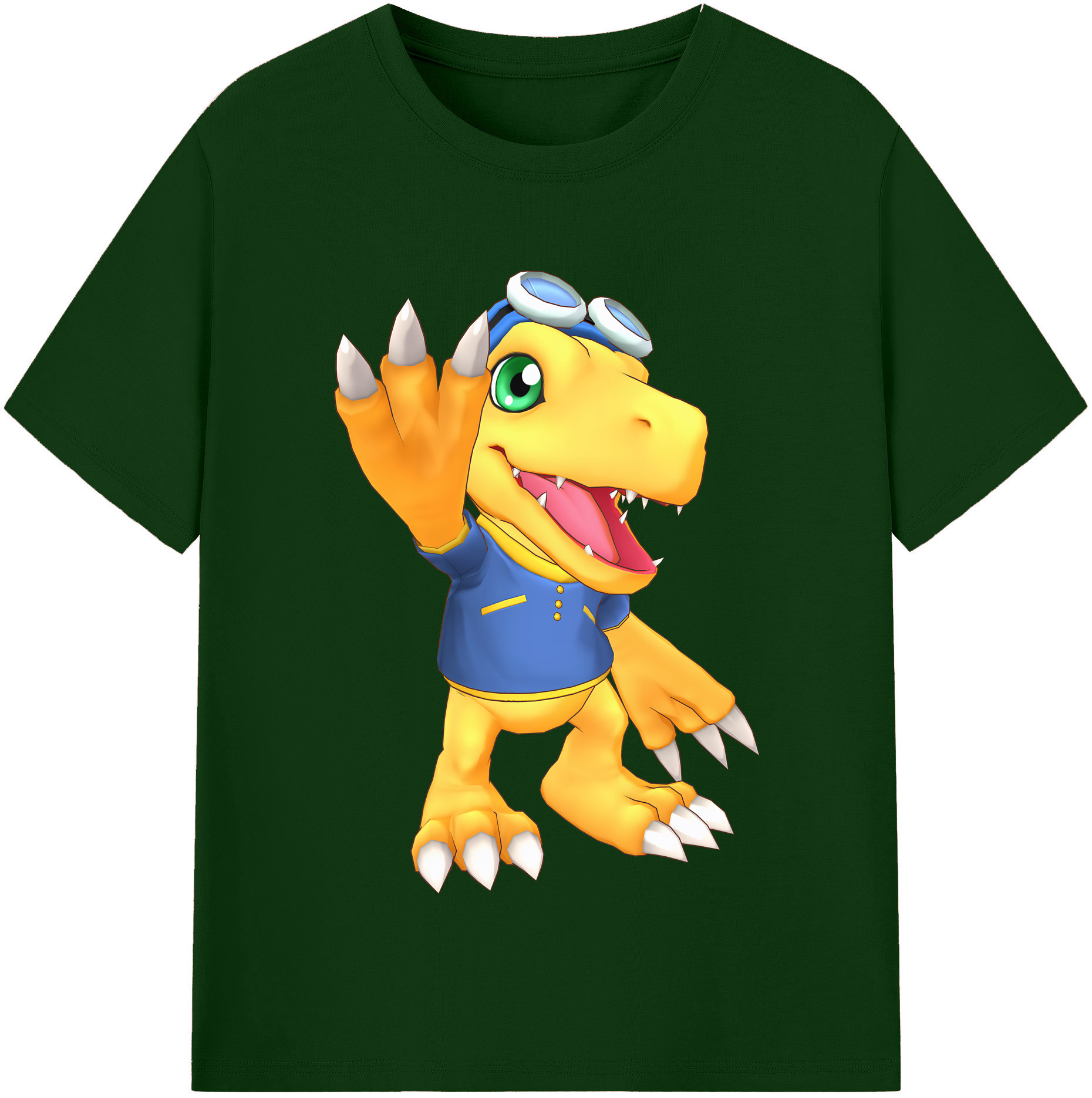 （画像用） Digimon デジタルモンスター/デジモン 綿100％半袖Tシャツ（フロントプリント）